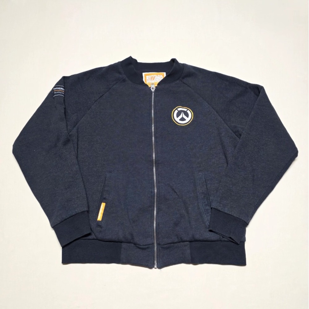 Blizzard Full Zip Gaming Sweatshirt Size Large Classic Fit Front Pockets Winter